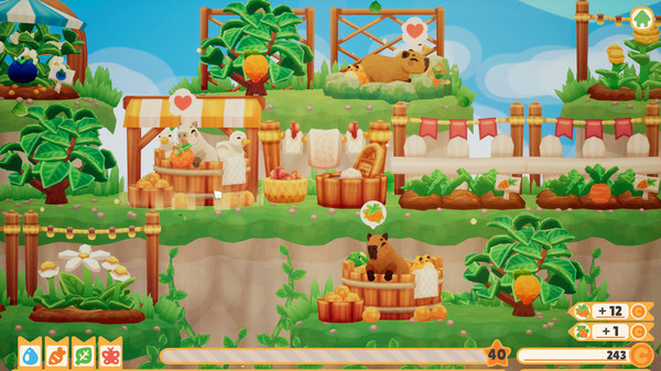 Игра Capybara Spa, скриншот