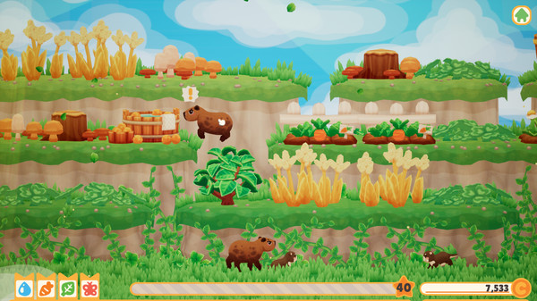 Игра Capybara Spa, скриншот