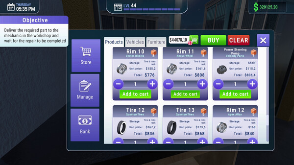 Игра Car Mechanic Shop Simulator, скриншот