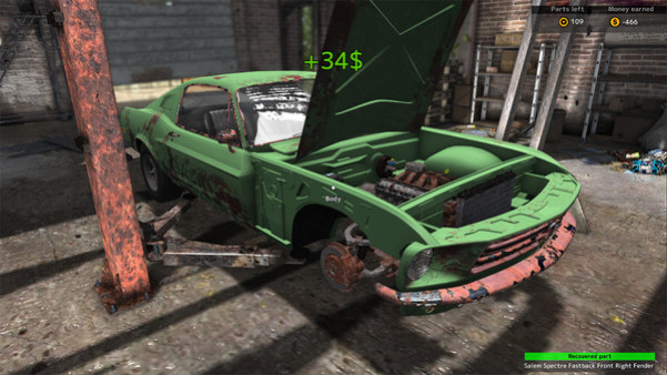 Игра Car Mechanic Simulator 2015 - Car Stripping, скриншот