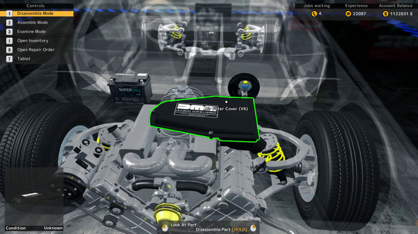 Игра Car Mechanic Simulator 2015 - DeLorean, скриншот