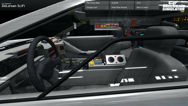Игра Car Mechanic Simulator 2015 - DeLorean, скриншот