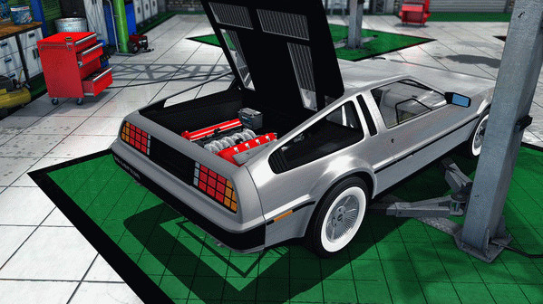 Игра Car Mechanic Simulator 2015 - DeLorean, скриншот