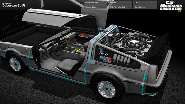 Игра Car Mechanic Simulator 2015 - DeLorean, скриншот