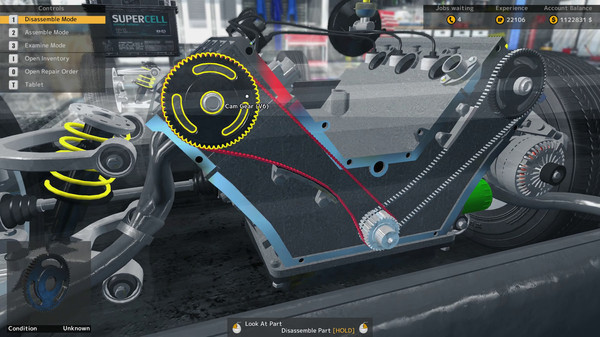 Игра Car Mechanic Simulator 2015 - DeLorean, скриншот