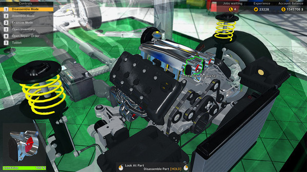 Игра Car Mechanic Simulator 2015 - Maserati, скриншот