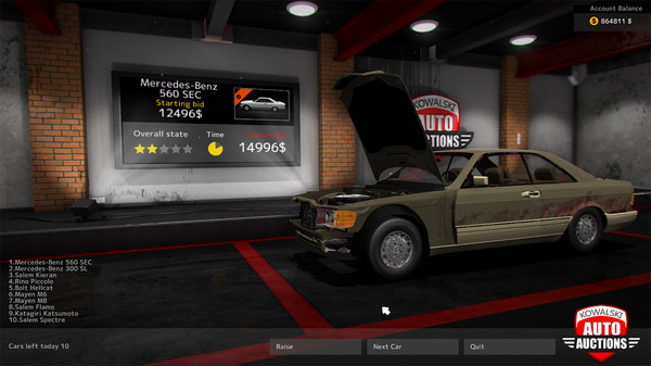 Игра Car Mechanic Simulator 2015 - Mercedes-Benz, скриншот