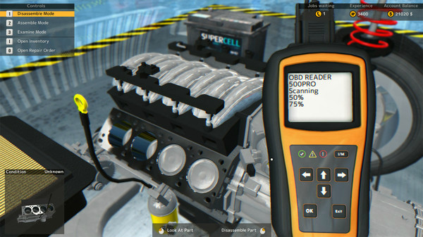 Игра Car Mechanic Simulator 2015, скриншот
