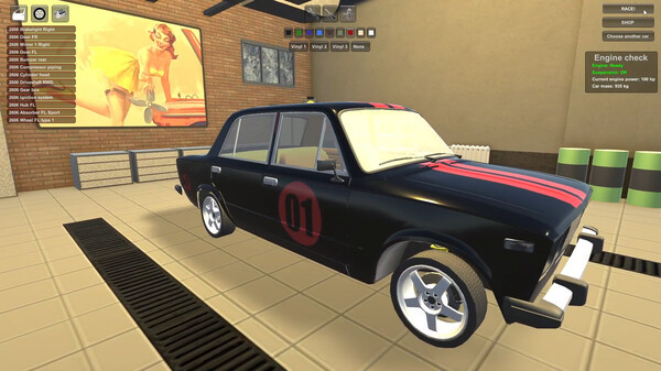 Игра Car Mechanic Workshop, скриншот