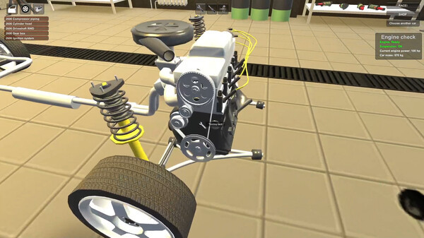 Игра Car Mechanic Workshop, скриншот