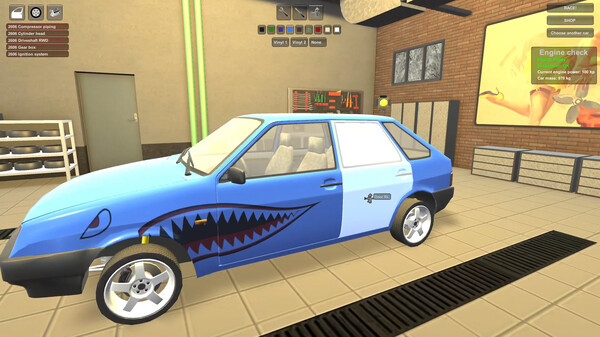 Игра Car Mechanic Workshop, скриншот