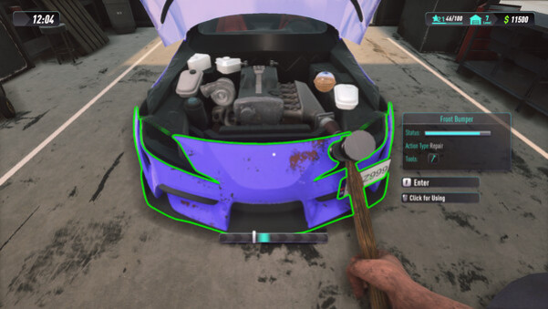 Игра Car Service Simulator, скриншот