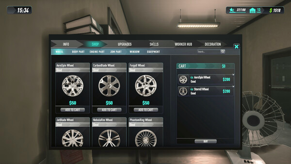 Игра Car Service Simulator, скриншот