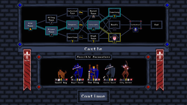 Игра Card Quest, скриншот
