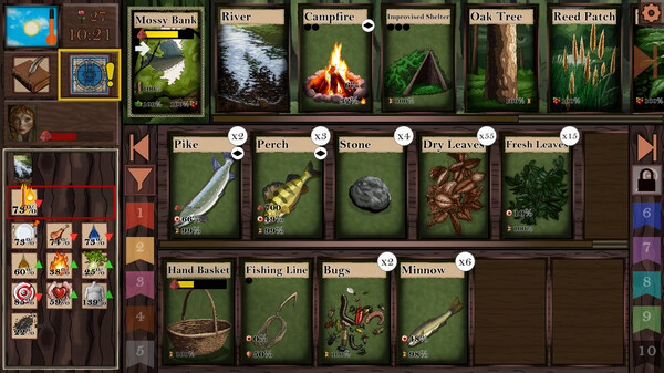 Игра Card Survival: Fantasy Forest, скриншот