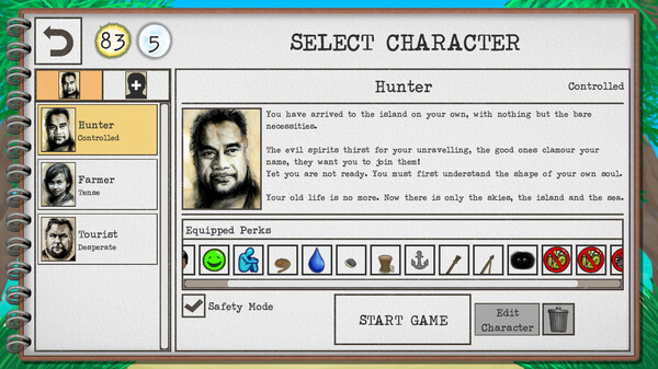 Игра Card Survival: Tropical Island, скриншот