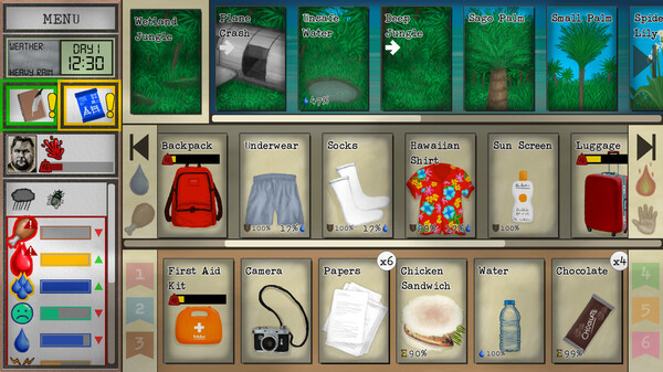 Игра Card Survival: Tropical Island, скриншот