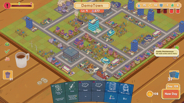 Игра Cardboard Town, скриншот