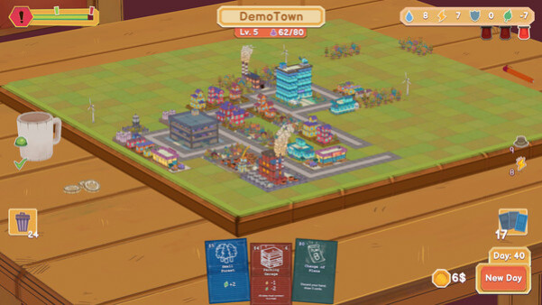 Игра Cardboard Town, скриншот