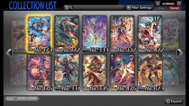Игра Cardfight!! Vanguard DD: Rare Card Set 02 [D-BT02]: A Brush with the Legends, скриншот