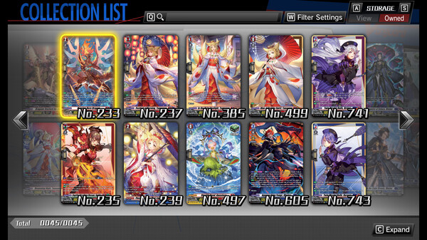 Игра Cardfight!! Vanguard DD: Rare Card Set 05 [D-BT05]: Triumphant Return of the Brave Heroes, скриншот