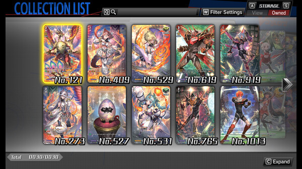 Игра Cardfight!! Vanguard DD: Rare Card Set 08 [D-SS01]: Festival Collection 2021, скриншот