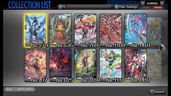 Игра Cardfight!! Vanguard DD: Rare Card Set 09 [D-SS02]: Festival Collection 2022, скриншот