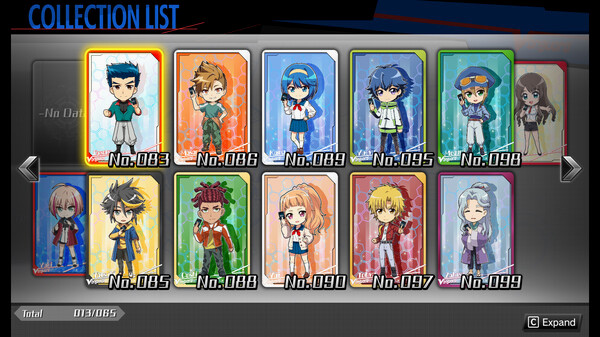 Игра カードファイト!! ヴァンガード DD: ミニキャラクタースリーブセット01, скриншот
