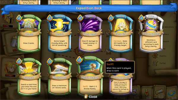 Игра Cardnarok: Raid with Gods, скриншот