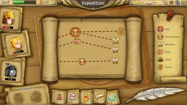 Игра Cardnarok: Raid with Gods, скриншот