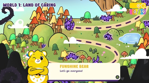 Игра Care Bears: To The Rescue, скриншот