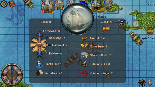 Игра Caribbean Pirates, скриншот