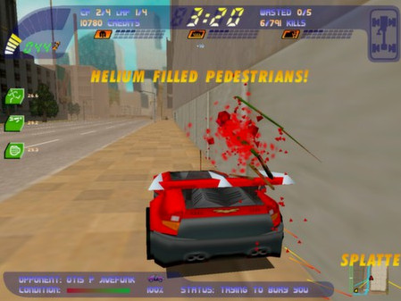 Игра Carmageddon 2: Carpocalypse Now, скриншот