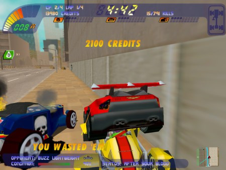 Игра Carmageddon 2: Carpocalypse Now, скриншот