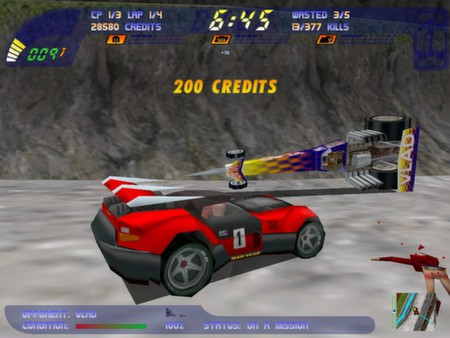 Игра Carmageddon 2: Carpocalypse Now, скриншот