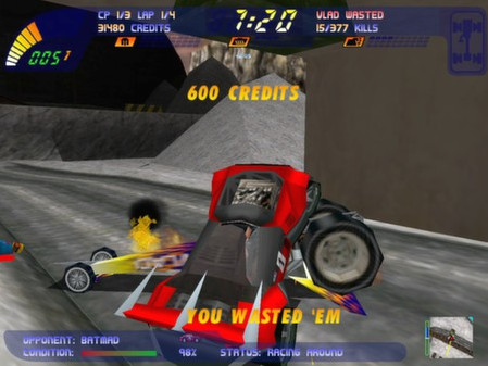 Игра Carmageddon 2: Carpocalypse Now, скриншот