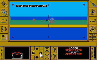 Игра Carrier Command, скриншот