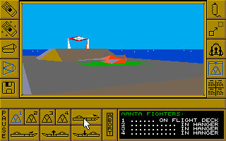 Игра Carrier Command, скриншот