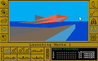 Игра Carrier Command, скриншот