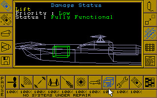 Игра Carrier Command, скриншот
