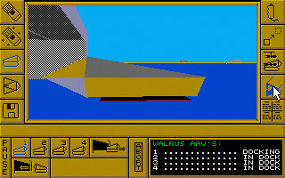 Игра Carrier Command, скриншот