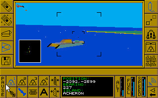 Игра Carrier Command, скриншот