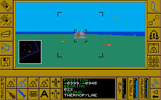 Игра Carrier Command, скриншот