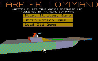 Игра Carrier Command, скриншот