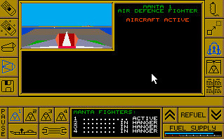 Игра Carrier Command, скриншот