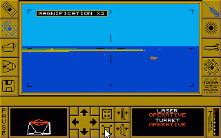 Игра Carrier Command, скриншот