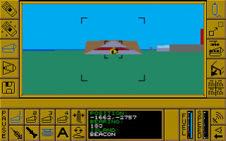 Игра Carrier Command, скриншот