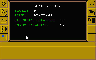 Игра Carrier Command, скриншот