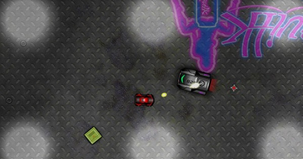 Игра CARSTEROIDS, скриншот