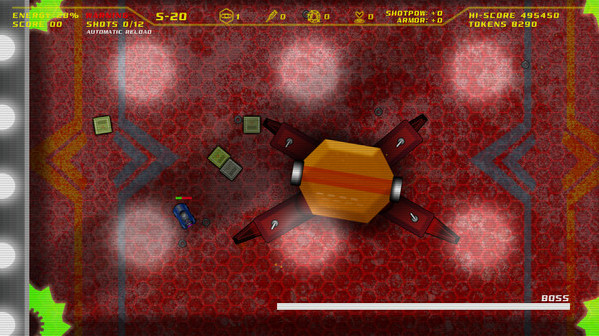 Игра CARSTEROIDS, скриншот